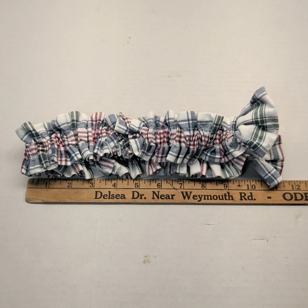 Longaberger Market Day Plaid Basket Liner & Garter Cloth Serving Tray